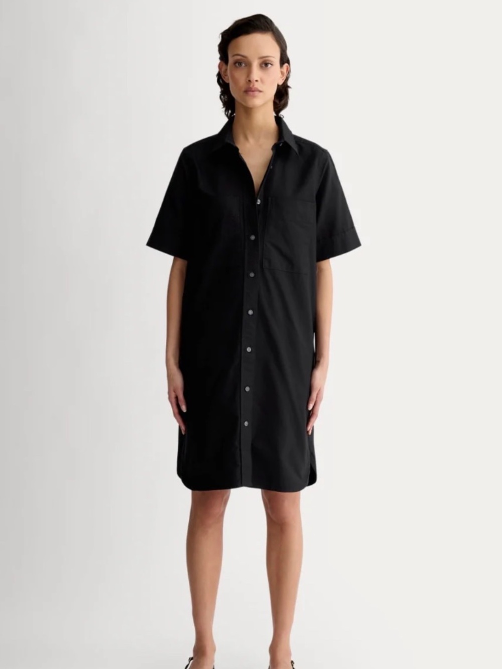 Everlane linen shirt dress size small